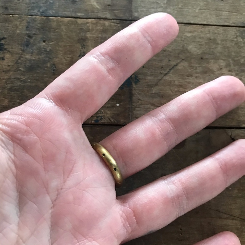 Stacker Ring Gold Tone - image 3